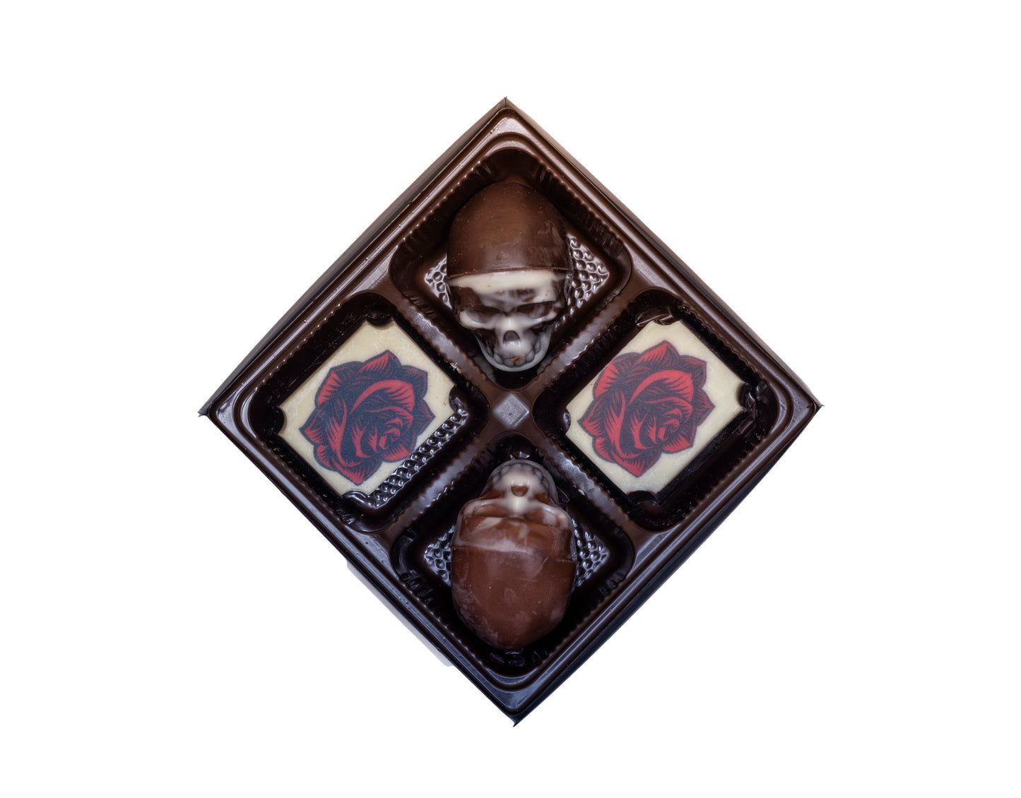 4-Piece Skulls & Roses