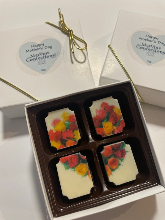 4-Piece Caramel Roses