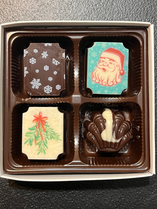 4-Piece Santa Box